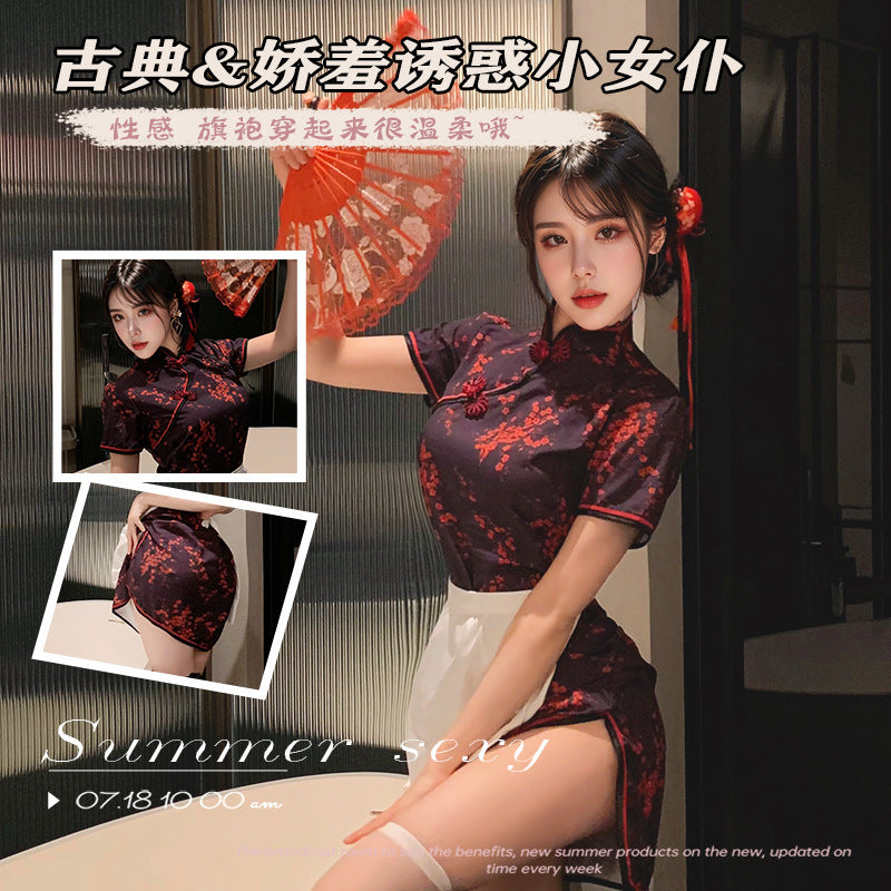 Xin Ying Sexy Underwear China Niang Cheongsam Passion Free Couple Flirting Temptation Uniform cos Role Play