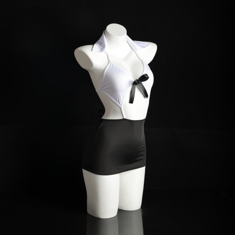 LS Sexy Lingerie Sexy Secretary Ol Uniform Female Role Play Teacher Hot Temptation Suit 9132
