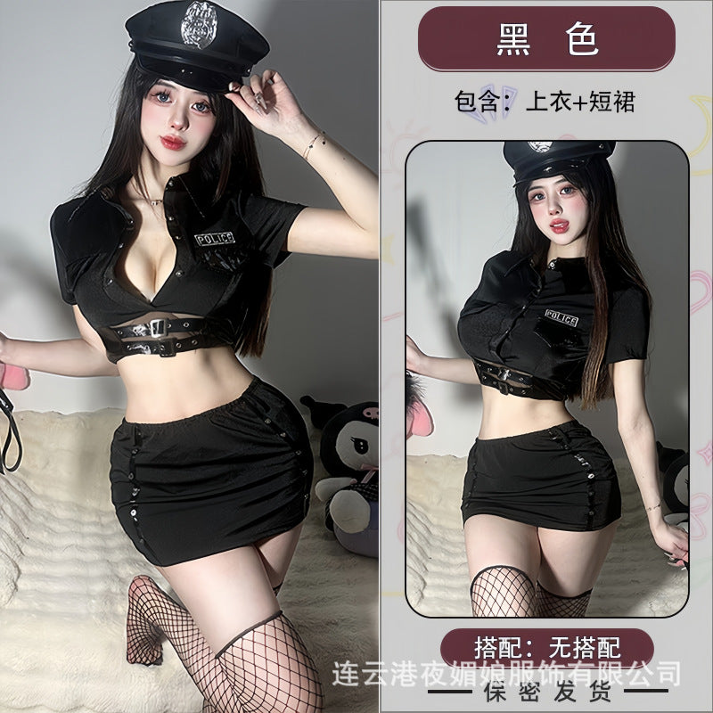 sexy lingerie sexy motorcycle stewardess hot girl policewoman bar nightclub ktv halloween cos cosplay uniform