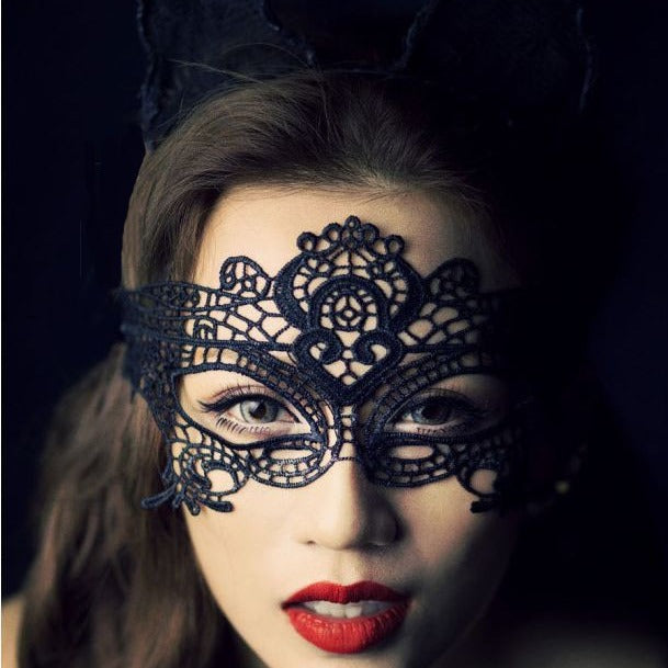 Sexy and Interesting Eye Mask, Lace Cut Out Stereo Eye Mask, Halloween Mask Accessories, Masquerade Nightclub Delivery