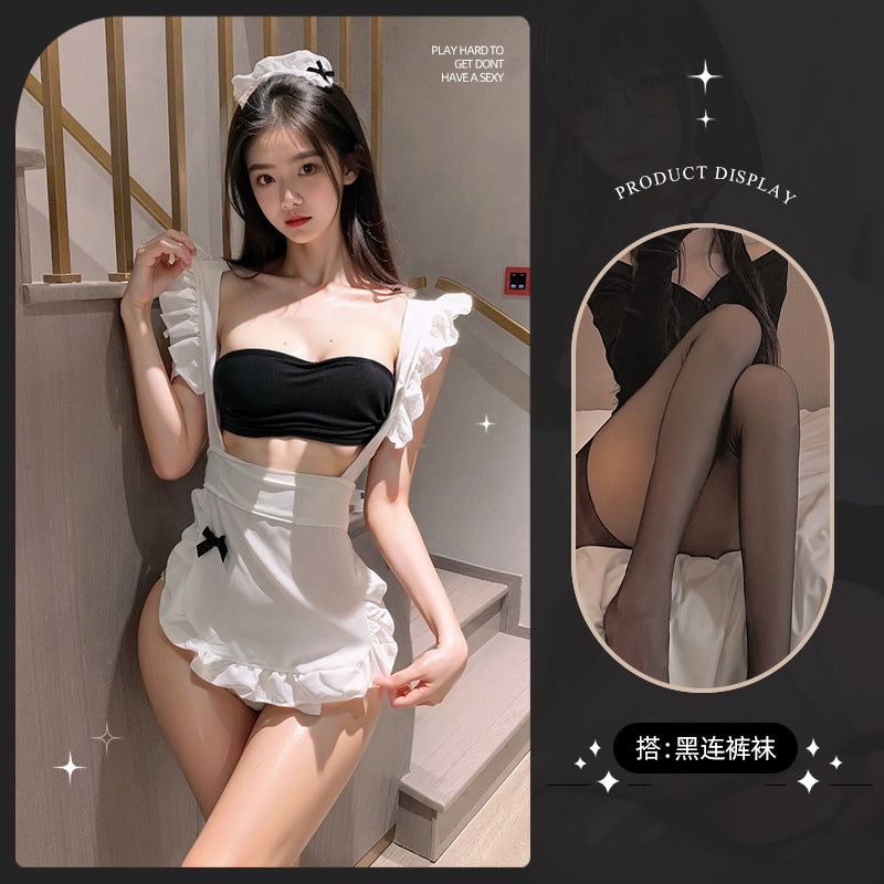 LS Sexy Lingerie Pure Desire Cute Maid Maid Outfit Hot Flirting Free Uniform Outfit 9263