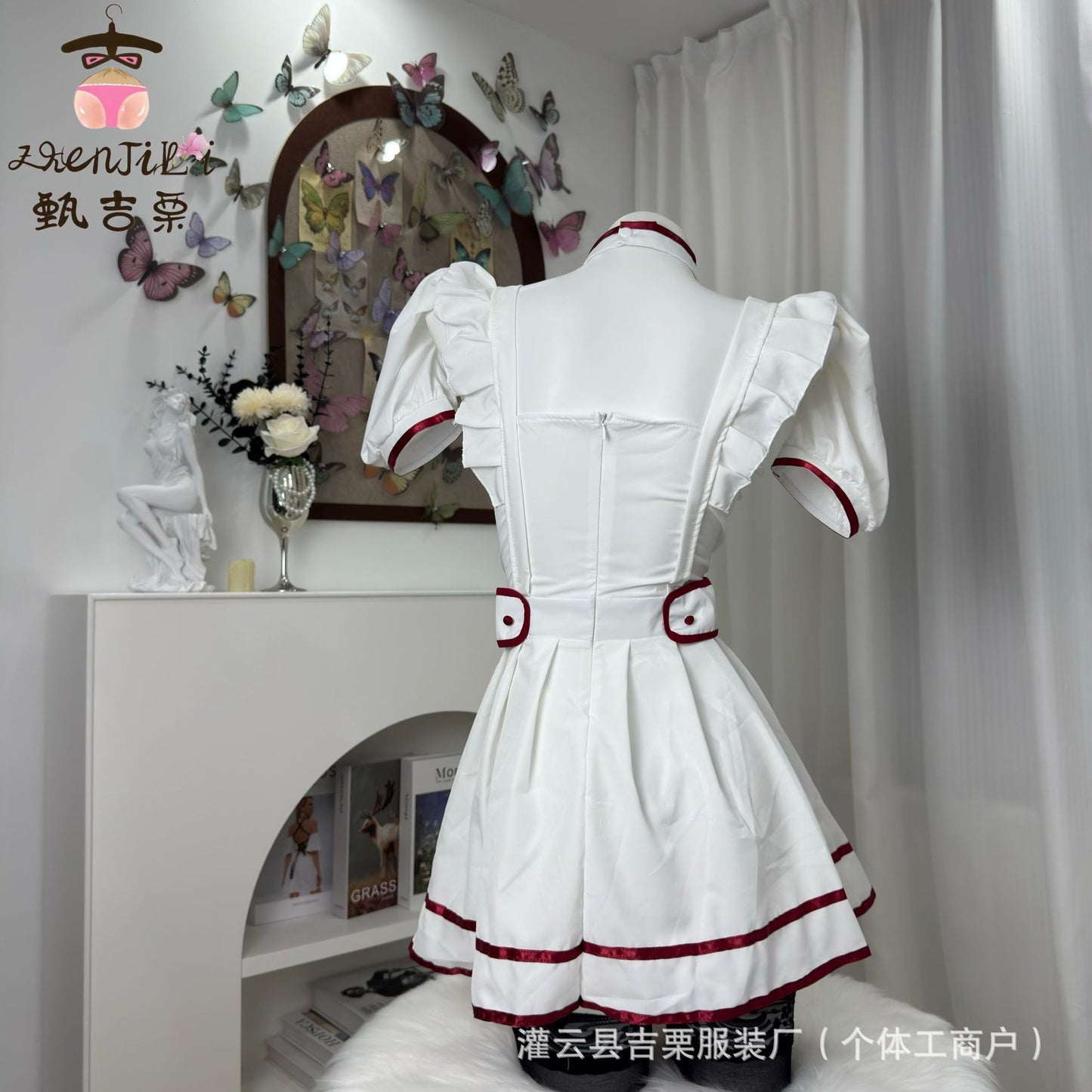 Jili Sexy Intimates Female Pure Desire Nurse Uniform Temptation Sexy Pajamas Passion Cos Uniform Halloween Suit