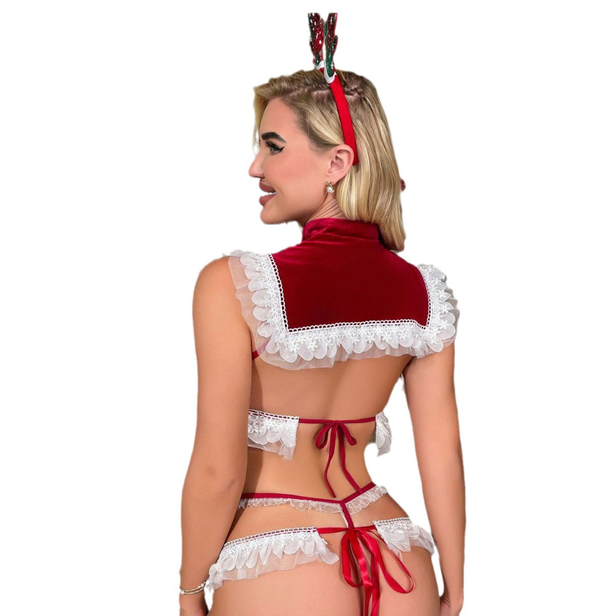 New sexy lingerie Christmas sexy small chest bunny pajamas pure desire to uniform passion suit flirting generation