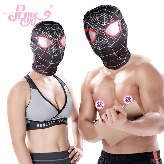 Pinxian Spider-Man Headgear Halloween Funny Mask Mask Mask Sexy Underwear Accessories Sexy suit 2250