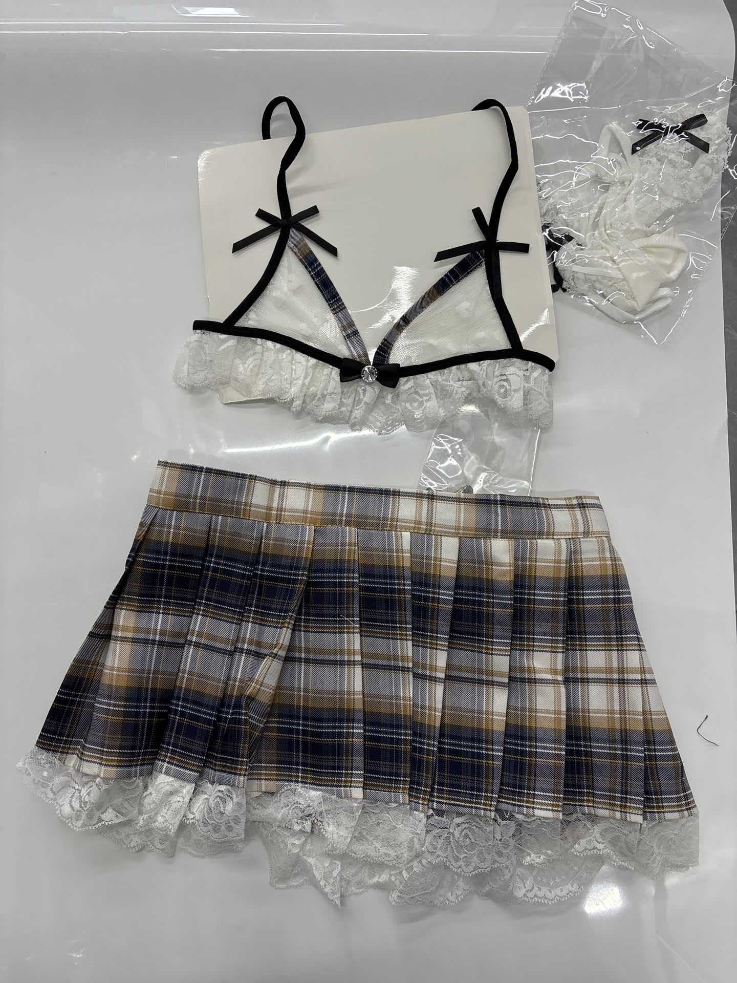 LS Sexy Lingerie Sexy Student Jk Uniform Temptation Japanese Style Pure Desire Short Skirt Sailor Suit Cosplay