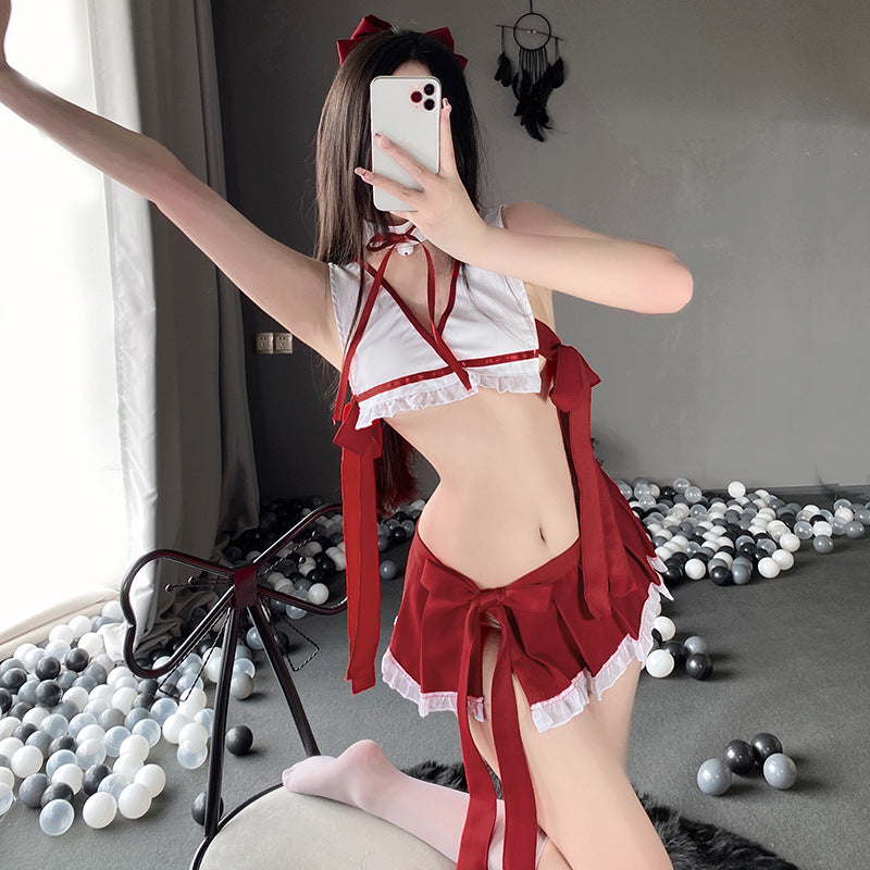 Halloween Costume Dance Sexy Bunny Three-point Underwear Temptation Christmas Bra suit Corset Christmas 332