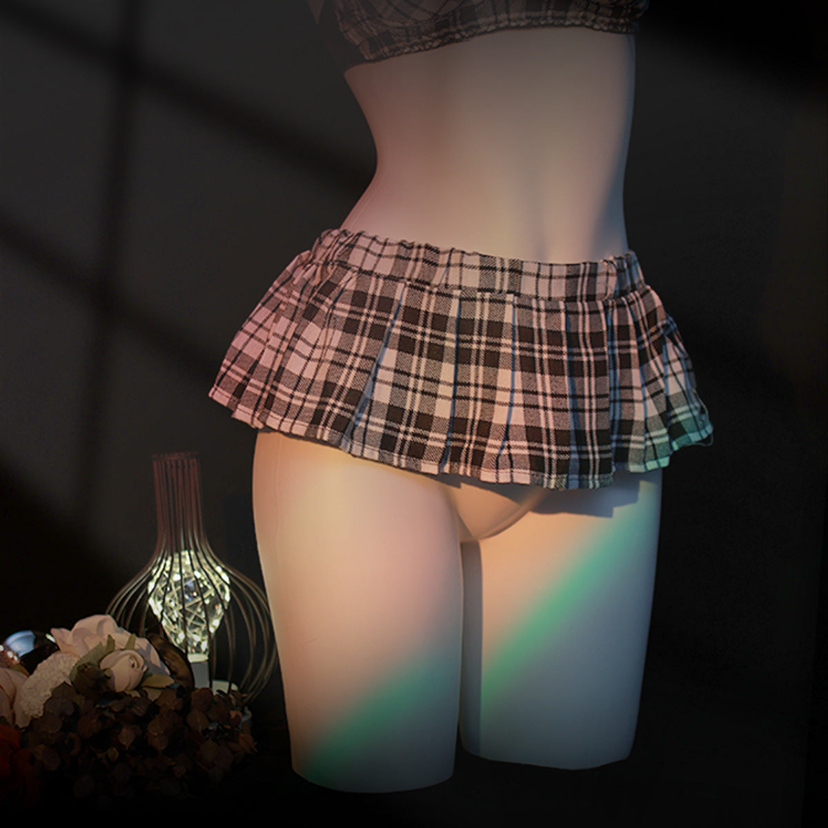 LS Sexy Underwear Uniform suit Sexy Temptation Hot Skirt Split Maid Maid suit 9032