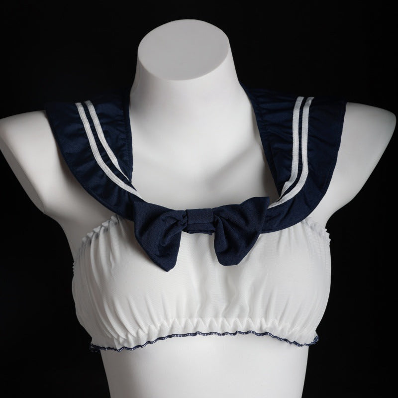 LS Sexy Lingerie Female Sexy Maid Student Uniform Open-Fit Free Pure Desire Character Student Wear 8226