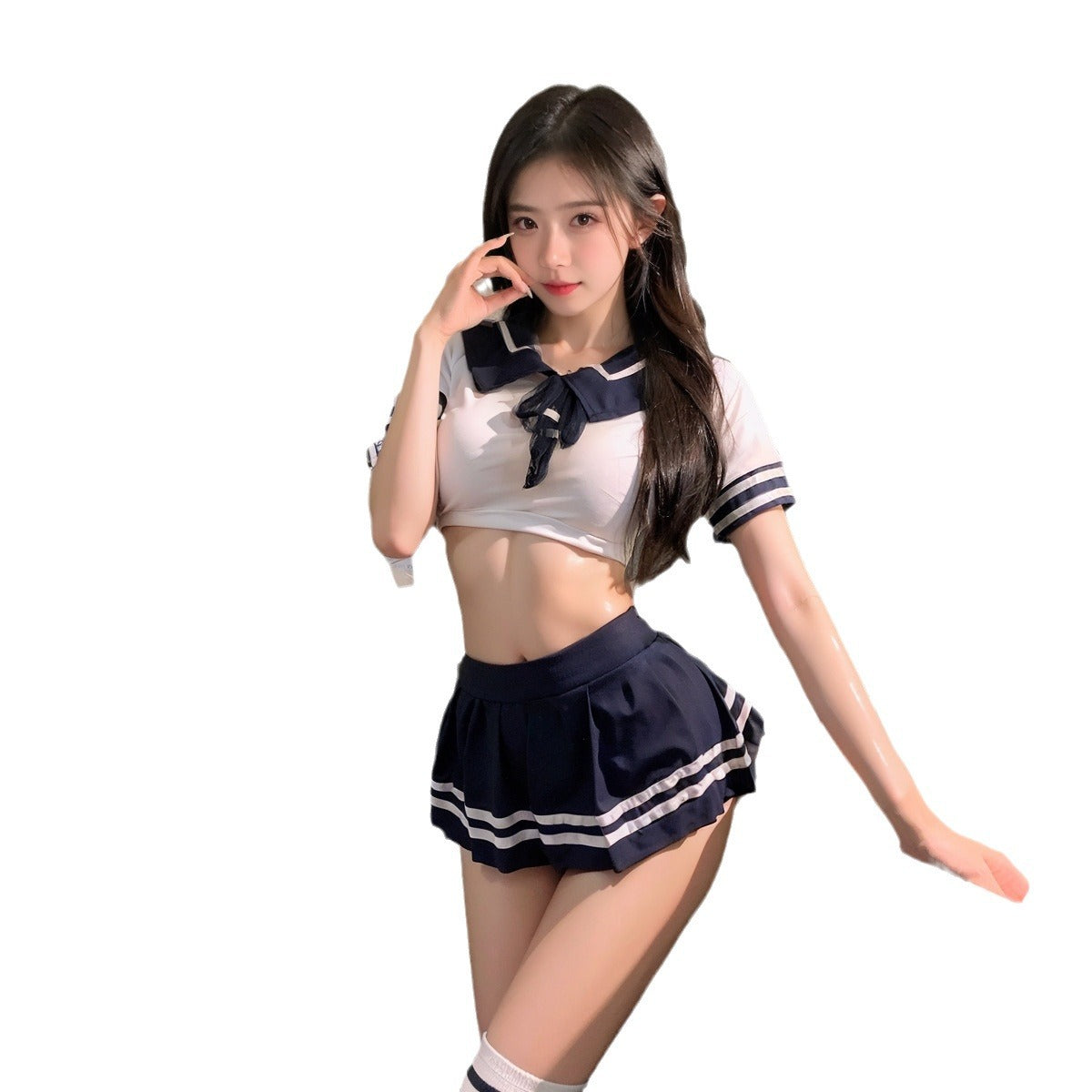 LS Sexy Underwear Sexy Uniform Temptation Pajamas Women's Pure Desire Maid Clothing Pure Student Uniform 8015