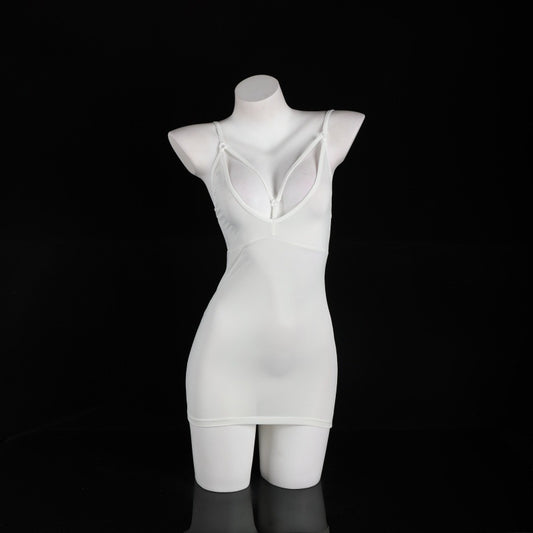 LS Sexy One-Piece Stepmother Dress No Need to Take Off Bed See-Through Sexy Underwear Sexual Pajamas Exposed Women's Clothes