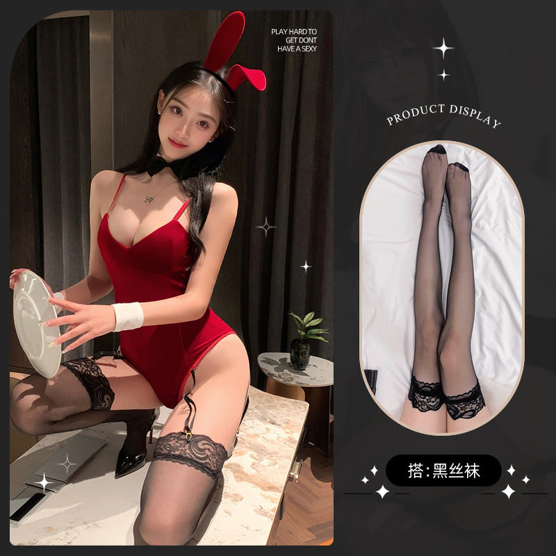 LS Sexy Underwear Products Sexy Uniform Temptation Pajamas Pure Desire Small Chest Large Uniform Jumpsuit