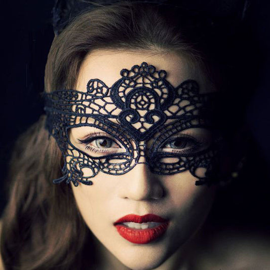 Sexy and Interesting Eye Mask, Lace Cut Out Stereo Eye Mask, Halloween Mask Accessories, Masquerade Nightclub Delivery